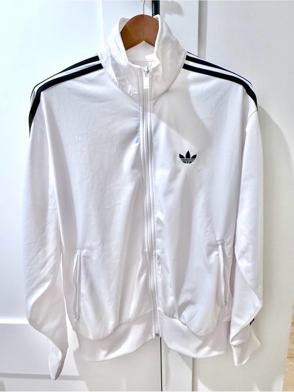 Adidas Originals Firebird Track Jacket White, Mens Size M - NEW WITH TAGS